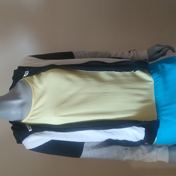 Pink Block Work Hoody - Picture 6 of 8